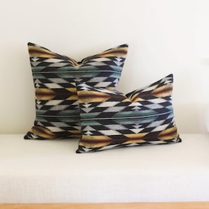 Wyeth Trail Oxford Wool Pillow Cover, Southwestern Pillow Cover (Made to Order)