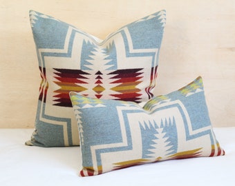 Shale Harding Wool Pillow Cover, Southwestern Pillow Cover (Made to Order)