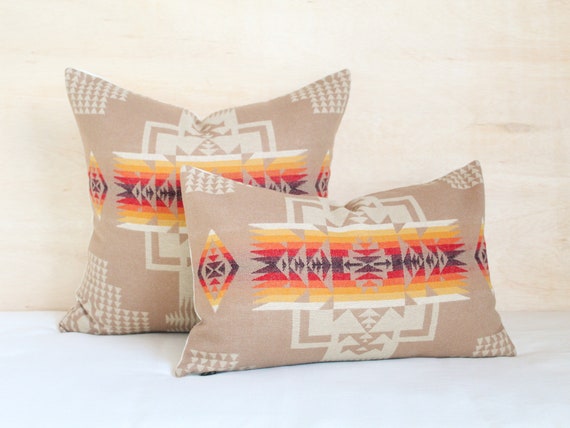 Camel Chief Joseph Pillow Cover Southwestern Pillow Cover made to