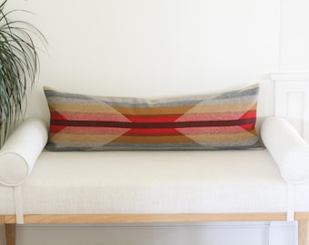 12x36 Wyeth Trail Wool Pillow Cover (Ready to Ship)