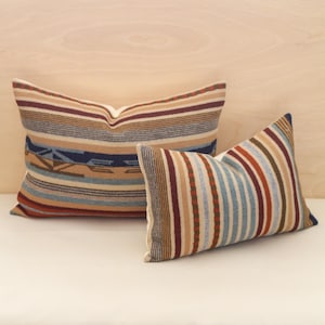 Chimayo Wool Pillow Cover in Harvest Tan Stripe (Ready to Ship) bild 1