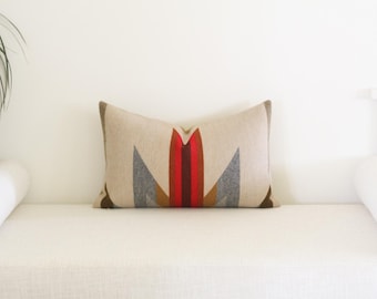 12x20 Wyeth Trail Wool Pillow Cover, Southwestern Pillow Cover (Ready to Ship)