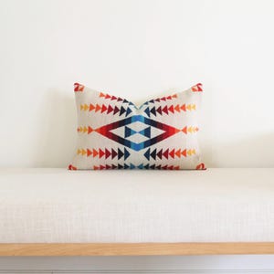 11x17 Pilot Rock Wool Pillow Cover, Colorful Southwestern Pillow Cover (Ready to Ship)