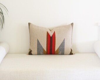 14x20 Wyeth Trail Wool Pillow Cover, Southwestern Pillow Cover (Ready to Ship)