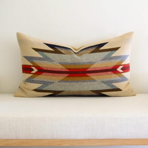 16x26 Wyeth Trail Wool Pillow Cover, Southwestern Pillow Cover (Ready to Ship)