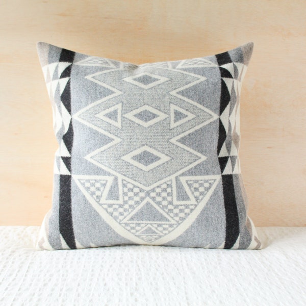 Diamond Ridge Wool Pillow Cover, Southwestern Pillow Cover (Made to Order)