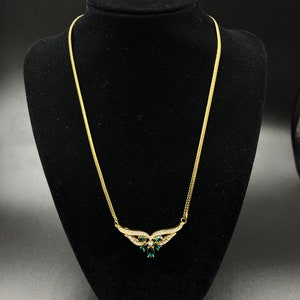 Vintage Vendome Rhinestone Necklace Signed