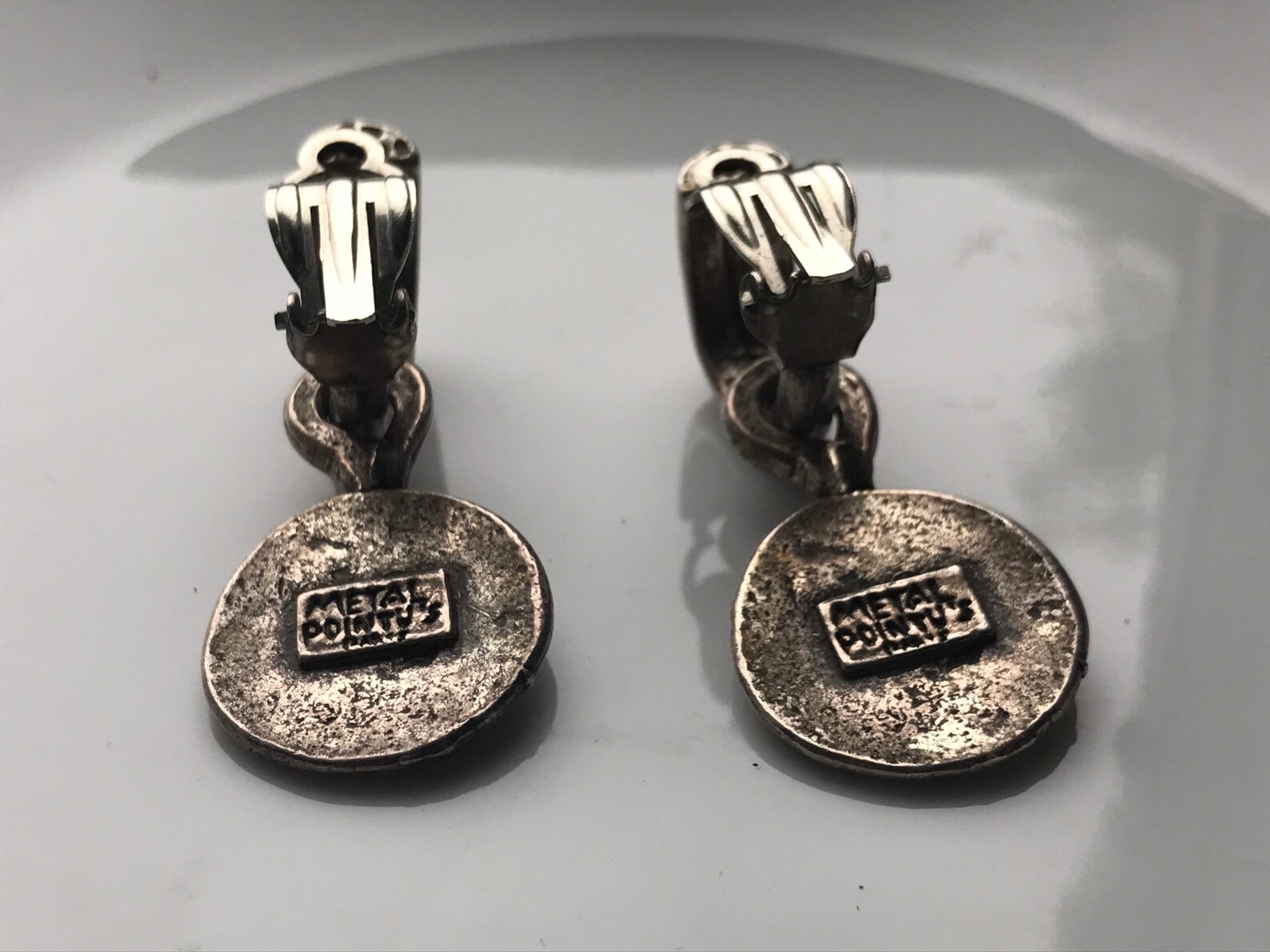 Boucles d'oreilles clips 11mm argenté