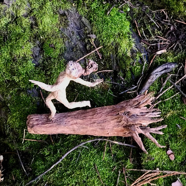 Wood Spirit - Dancing Forest Nymph Girl Figurine