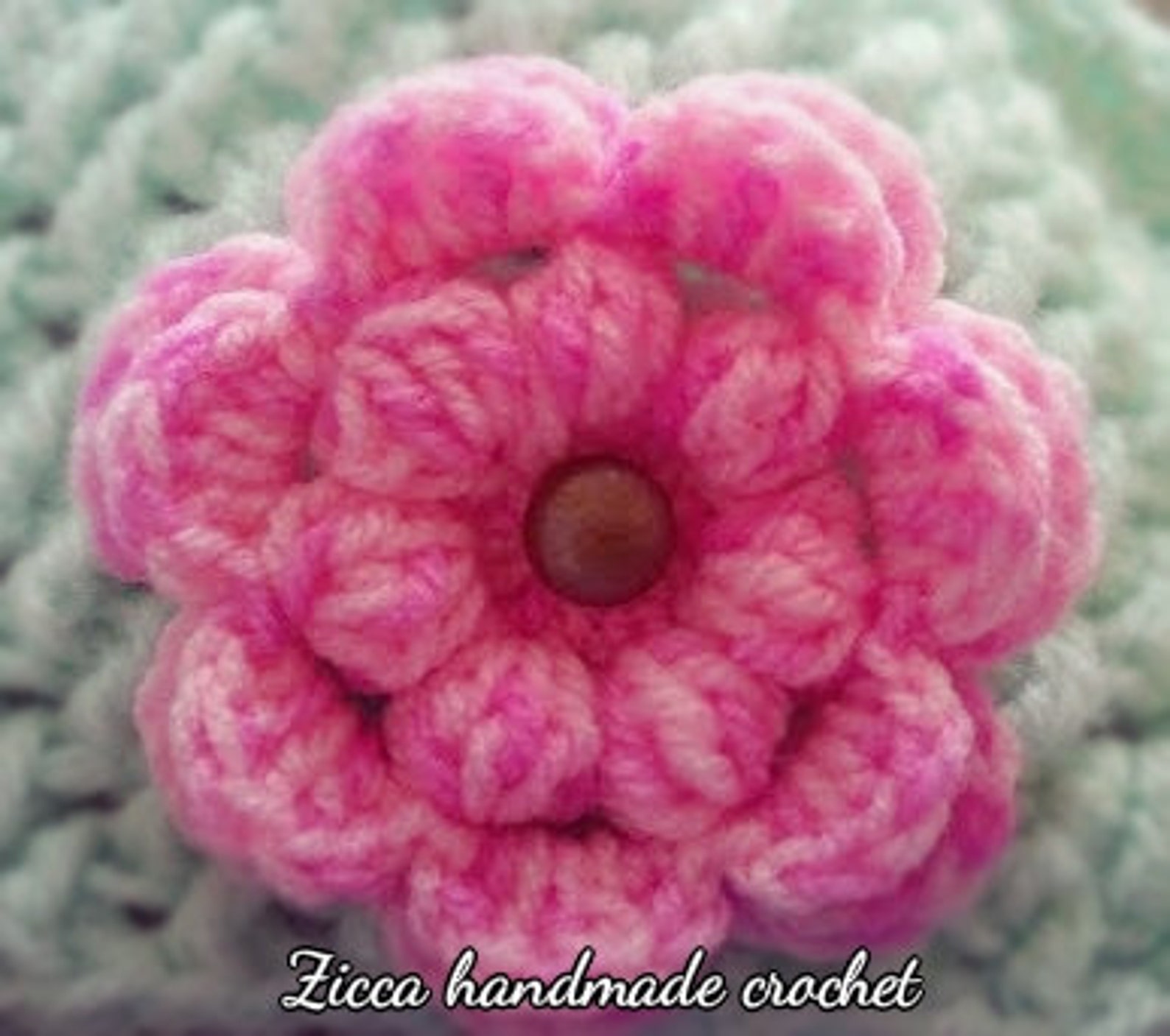 Crochet Flower Pdf Pattern Etsy