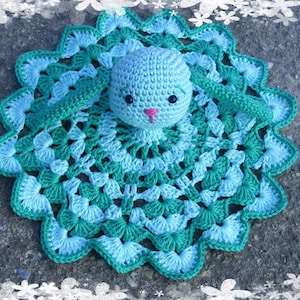 Crochet , amigurumi Bunny Snuggle - Comfort blanket PDF pattern