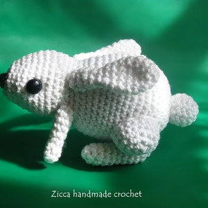 Gehaakt amigurumi konijn, konijntje pdf-patroon