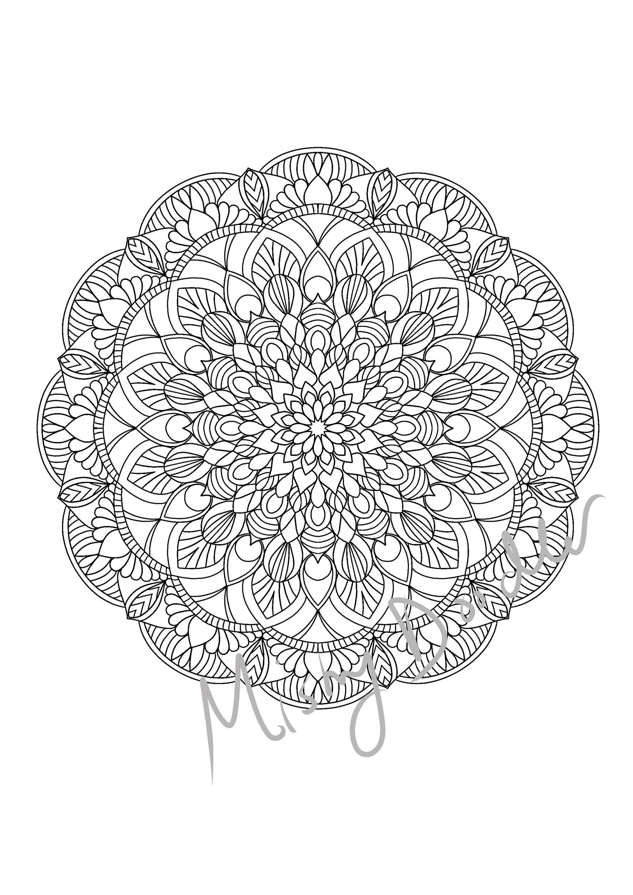 Mandala-de-descarga-em-pdf-2 - Mandalas - Coloring Pages for Adults