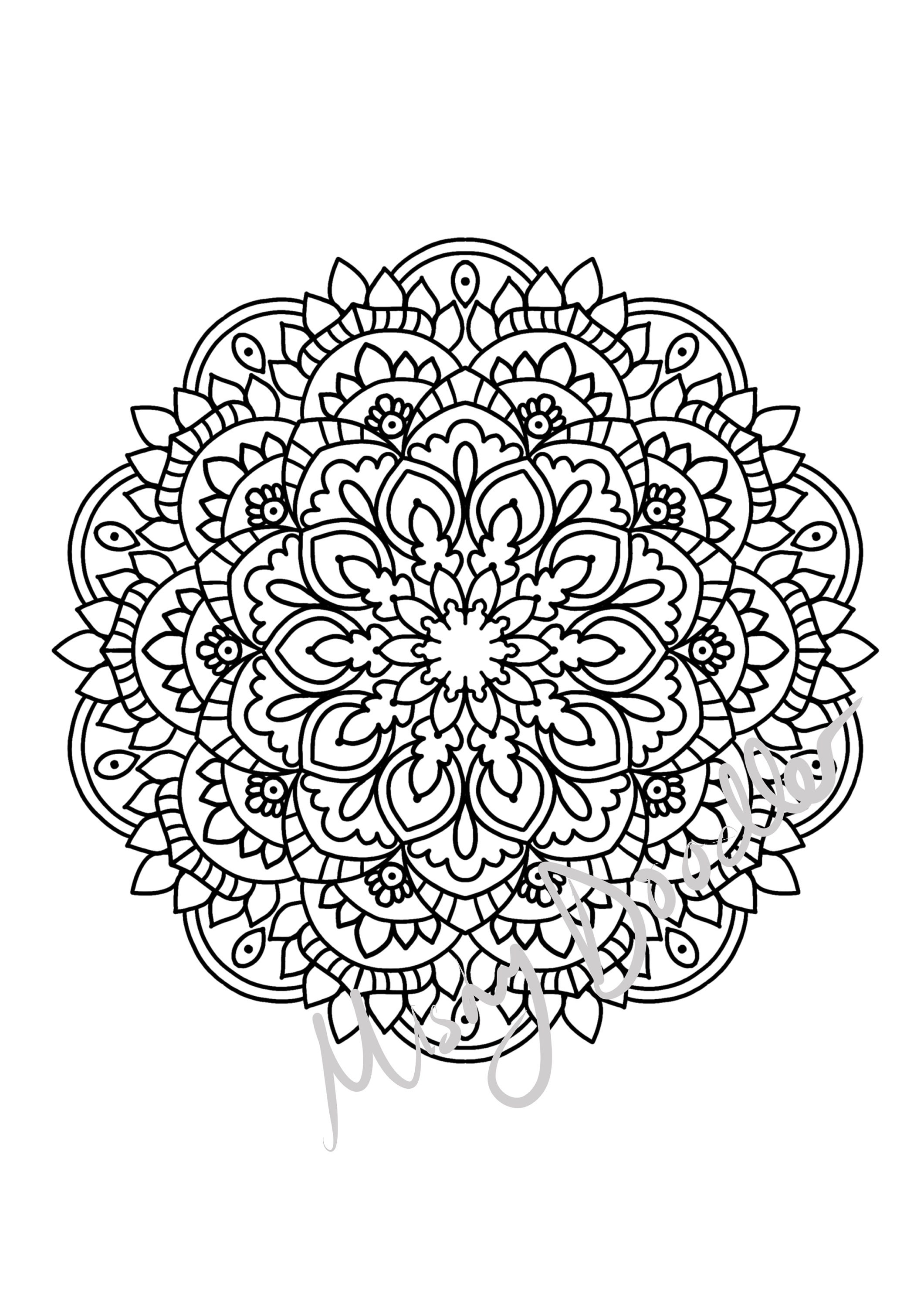 Mandala-para-descarregar-em-pdf-7 - Mandalas - Coloring Pages for Adults