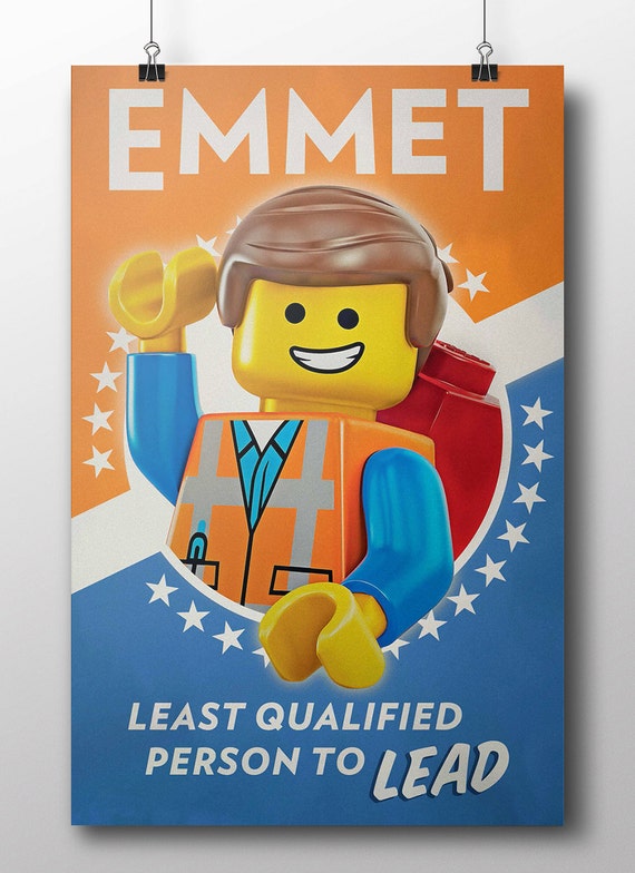 NEW LEGO MOVIE CHRISTMAS MINIFIGURE SHIRT EMMET HOLIDAY TOP SIZE 4