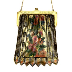 日本販売店 WHITHING&DAVIS 1920s´ colorful mesh bag レディース