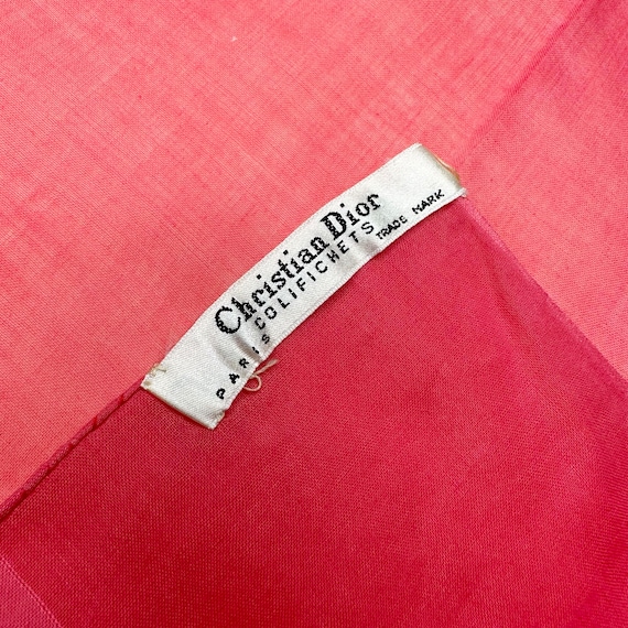1950s CHRISTIAN DIOR Rare Colifichets Hot Pink Co… - image 1