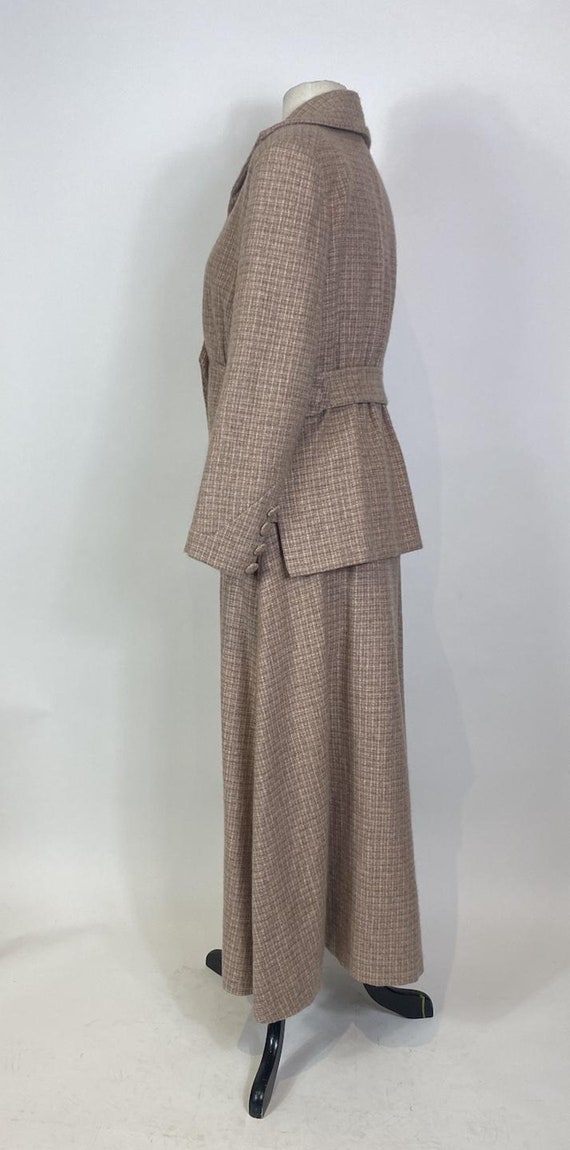 1920s Art Deco Style Cashmere Tweed Tailored Skir… - image 3