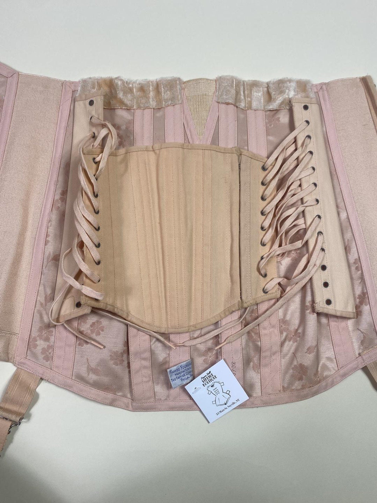 1940s 1950s Pink Girdle Skirt Shapewear With Boning Deadstock NWT 6 Etsy
