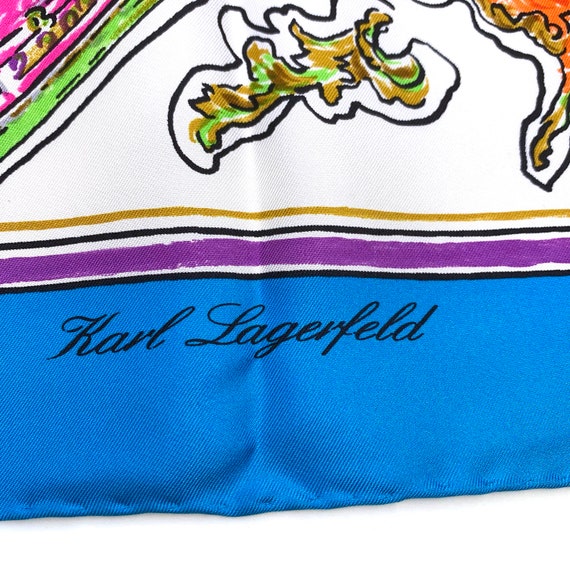 1990s Karl Lagerfeld Colorful Rococo Style Furnit… - image 2