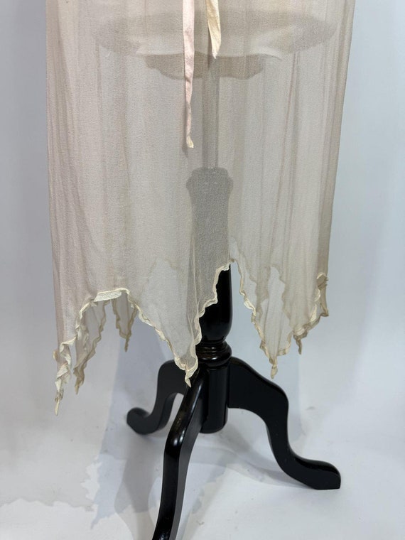 Late 1800s - Early 1900s Victorian Sheer Silk Lac… - image 8