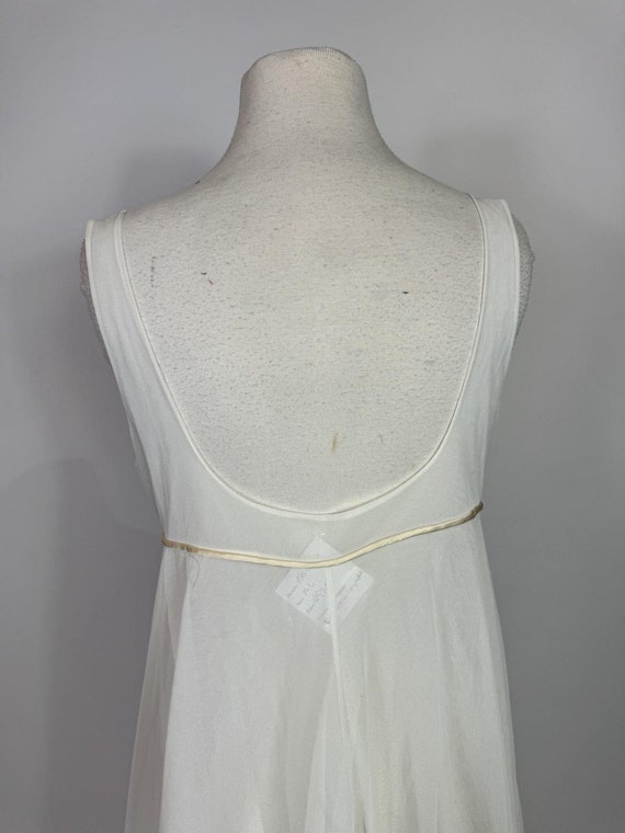 1950s - 1960s Eve Stillman White Nylon Sequin Bab… - image 7