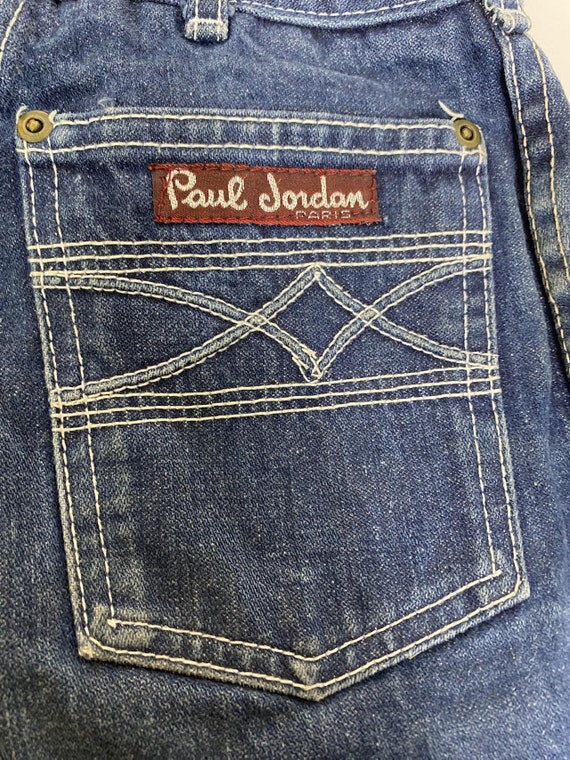 1970s - 1980s Paul Jordan Paris High Waisted Jeans - image 3