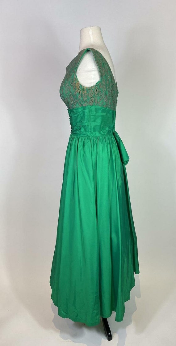 1950's Lori Deb Lace Top Swing Dress - image 4