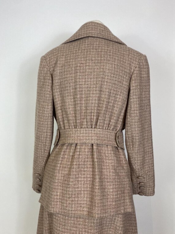 1920s Art Deco Style Cashmere Tweed Tailored Skir… - image 5