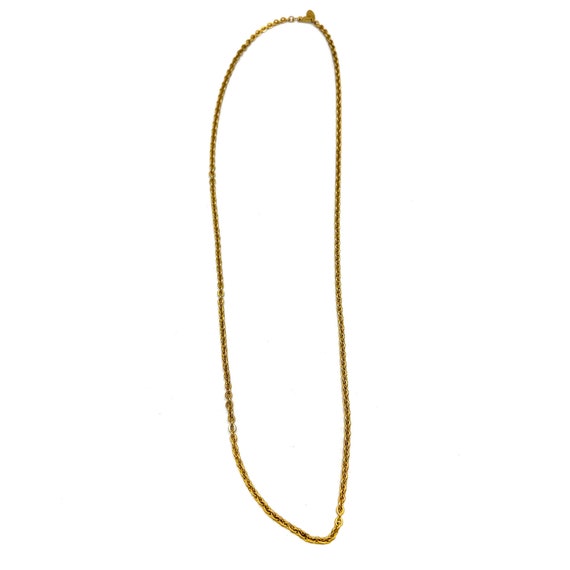 1950s - 60s MIRIAM HASKELL Golden Link Chain Neck… - image 4