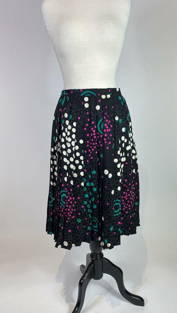 1980s - 1990s Saks Fifth Avenue Quilted Polka Dot… - image 7