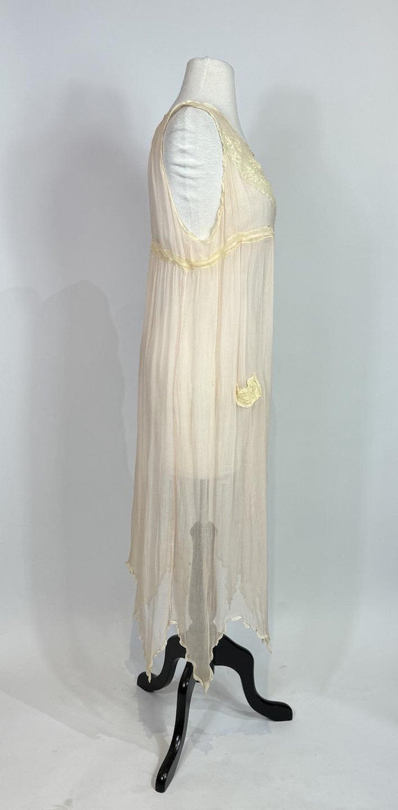 Late 1800s - Early 1900s Victorian Sheer Silk Lac… - image 4