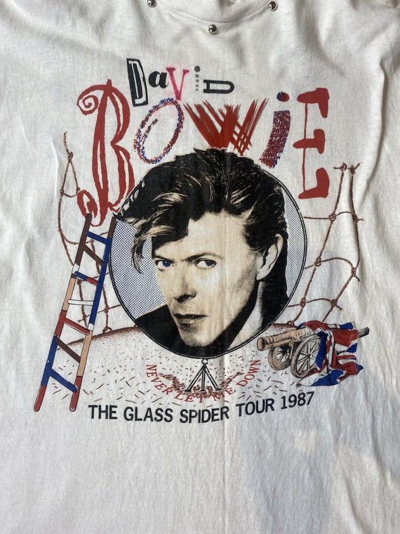 1987 David Bowie Tour T Shirt - image 3