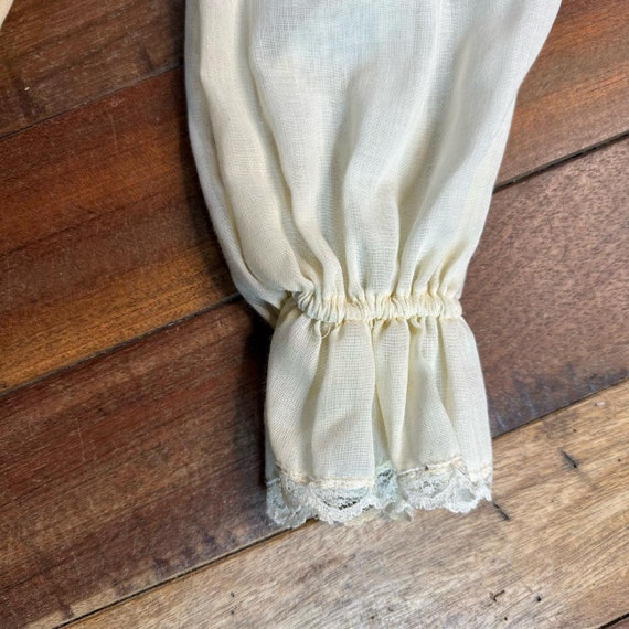 1970s - 1980s Jessica's GUNNE SAX White Lace Prairie … - Gem