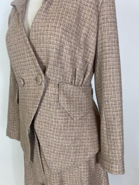 1920s Art Deco Style Cashmere Tweed Tailored Skir… - image 6