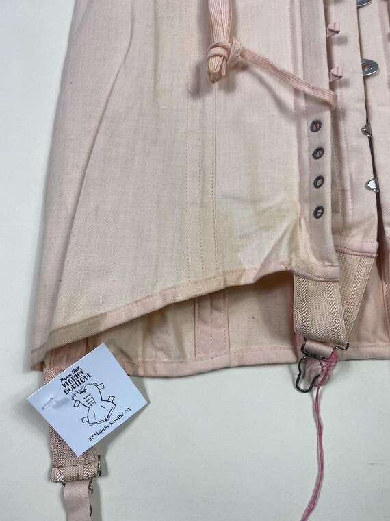 1940s - 1950s Pink Girdle Shapewear Skirt with Bo… - image 3