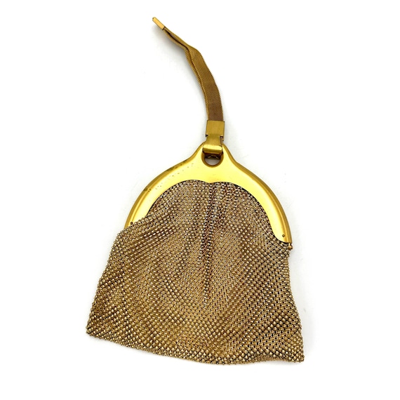 1920s - 1930s  Whiting And Davis Gold Mesh Wristl… - image 3