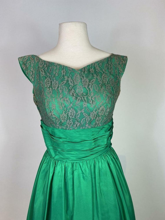 1950's Lori Deb Lace Top Swing Dress - image 5