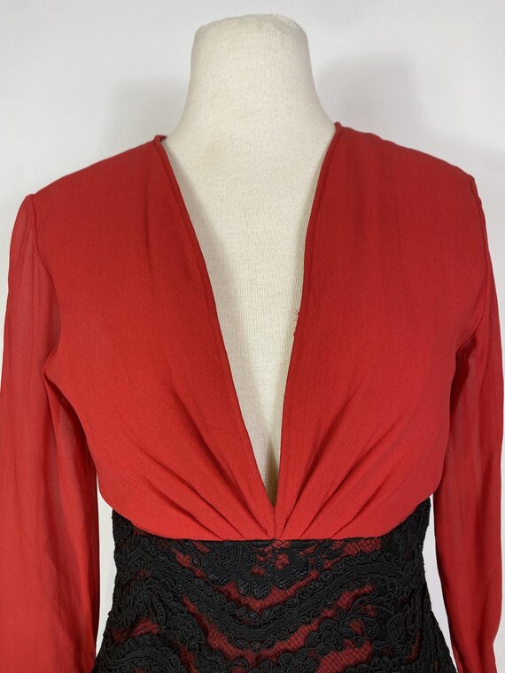 1970s Silk Chiffon Metallic Richeline main image 1
