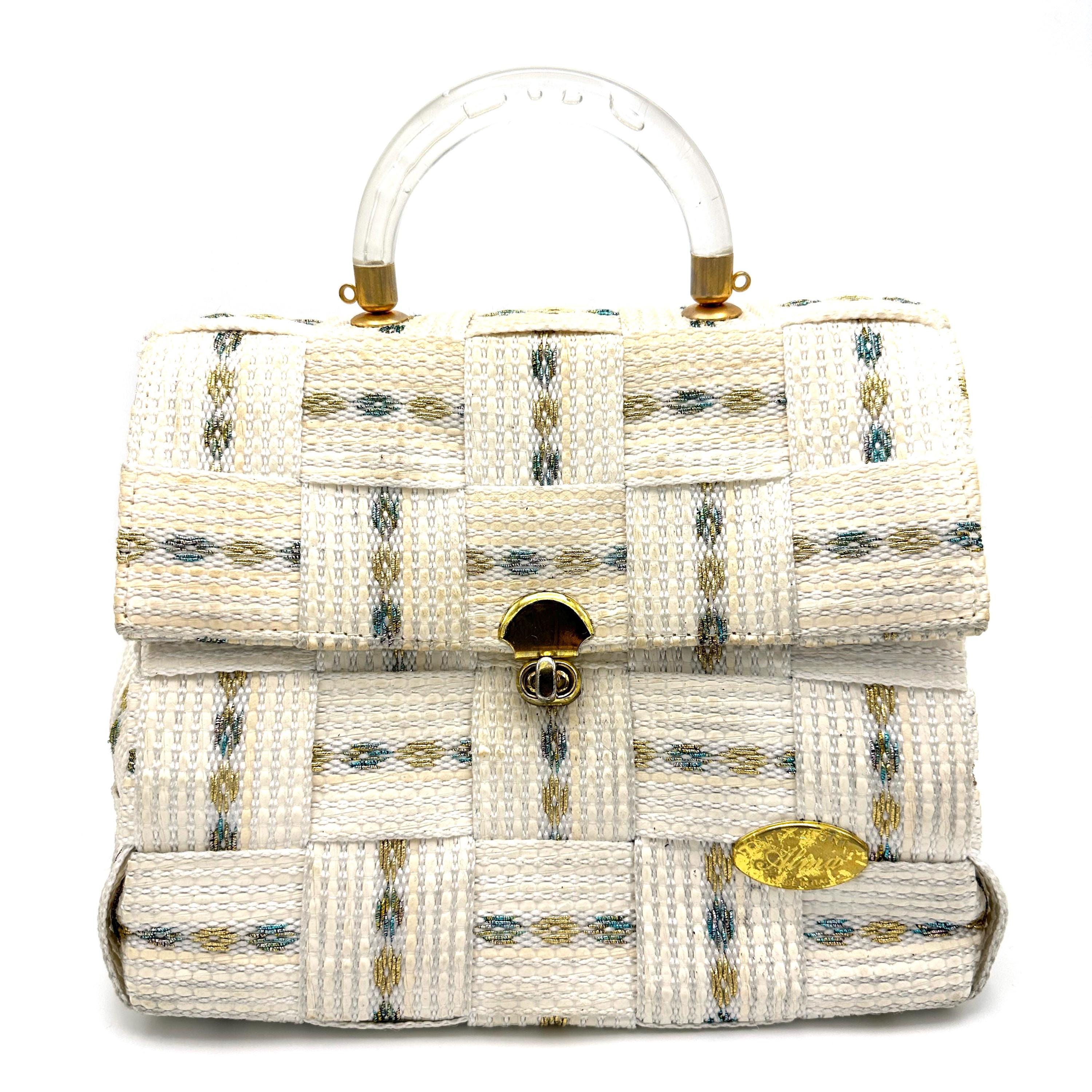 Lucite Handle Purse - Etsy