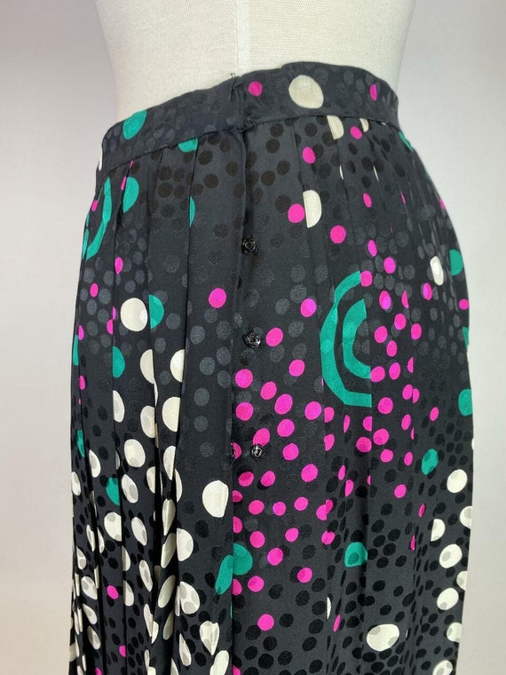 1980s - 1990s Saks Fifth Avenue Quilted Polka Dot… - image 8
