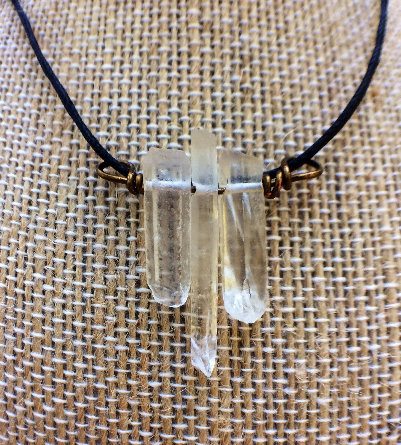 Crystal necklace handmade jewelry necklaces jewelry Etsy