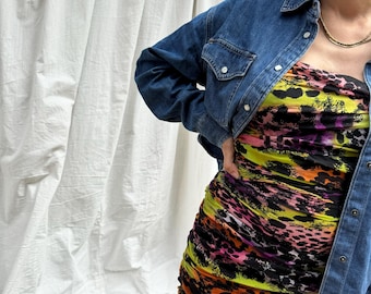 DIANEvonFURSTENBERG Schlauchkleid mit Leopardenmuster bunt