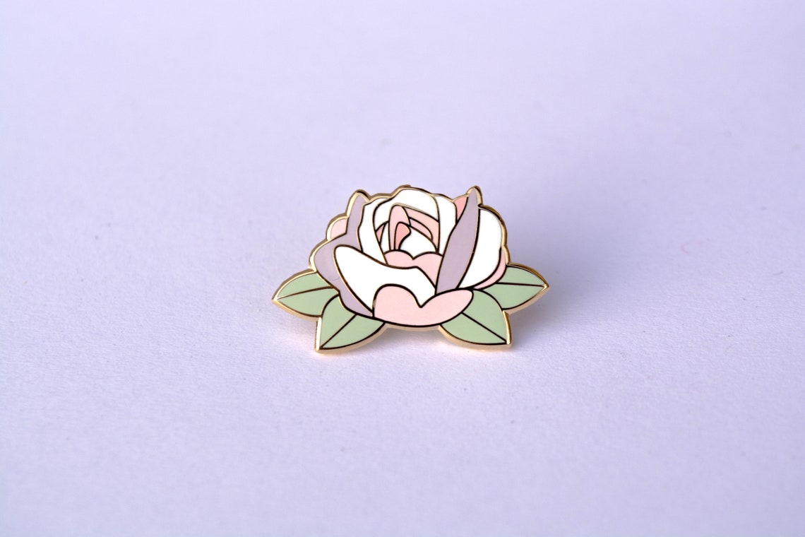 April in Paris Rose Pin - Etsy