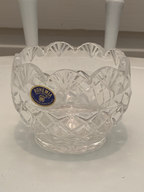 Bohemia Czech Republic Lead Crystal Over 24 Pbo Clear Etsy Canada