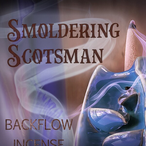 Smoldering Scotsman - Backflow Incense - Scotch Fragrance - Whiskey Incense - Masculine Incense - Musk Incense - Incense Cones - Scottish