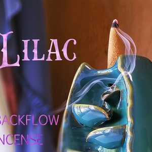 Lilac Backflow Incense - Cone Incense for Backflow Burners - Floral Incense - Incense Cones - Back Flow Cones - Lilac Air Freshener