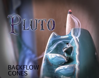 Pluto Backflow Incense - Hades - Persephone - Backflow Cones - Dirt Scent - Underworld - Dis Pater - Roman Mythology - Greek Mythology