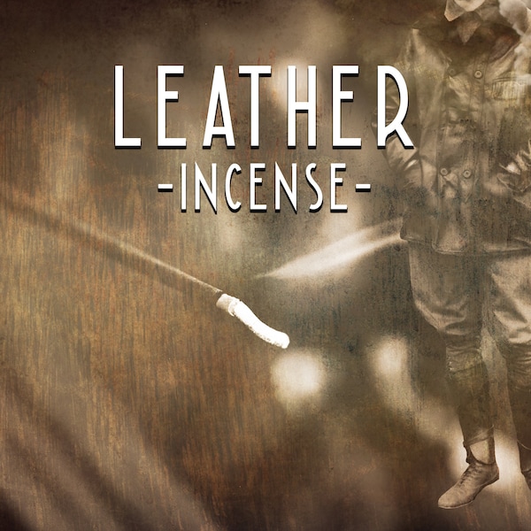 LEATHER Incense Sticks - Brother in Law Gift - Mosquito Repellent - Leather Scented