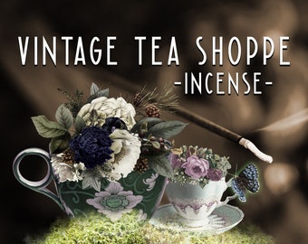 VINTAGE TEA SHOPPE - Incense Sticks - Bergamot Incense - Earl Grey Tea